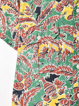 総柄 ダブルポケット 半袖シャツ