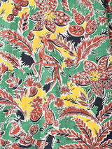 総柄 ダブルポケット 半袖シャツ