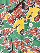 総柄 ダブルポケット 半袖シャツ