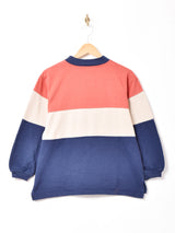 3カラー プリントスウェットシャツ