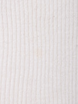 リボン リブ スリーブレスニットトップス