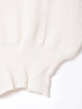 パイピング リブ スリーブレスニットトップス