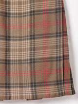 イングランド製 チェック柄 ラップスカート