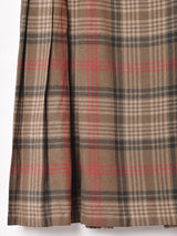 イングランド製 チェック柄 ラップスカート