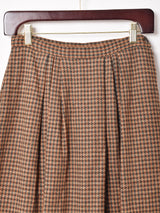 Calvin Klein ハウンドトゥース フレアスカート