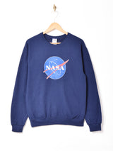 NASA プリントスウェットシャツ