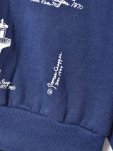 アメリカ製 灯台 総柄 スウェットシャツ