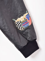 90's〜   JEFF HAMILTON NASCAR レザージャケット