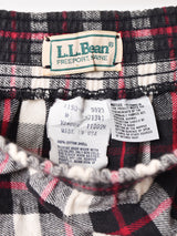 アメリカ製 L.L.Bean チェック柄スカート