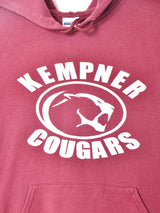 カレッジプリント スウェットパーカー