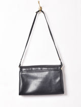 フラップ レザー ショルダーバッグ