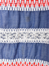 70's   ボーダーデザイン マキシスカート