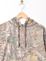 カモフラージュ柄 スウェットパーカー