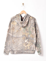 カモフラージュ柄 スウェットパーカー