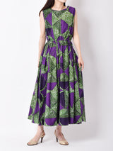 【2色展開】Emerald Motel バティックプリント ドレス