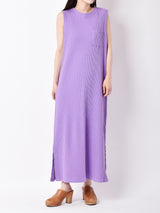 【4色展開】Meridianワッフル ノースリーブワンピース