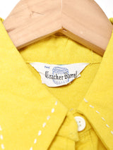 ステッチ 長袖ワンピース