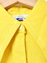 ステッチ 長袖ワンピース