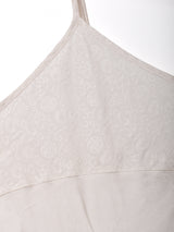 織柄 シルクキャミソール