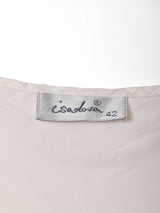 織柄 シルクキャミソール