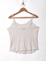 織柄 シルクキャミソール