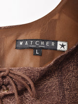 レースアップ ビスチェ