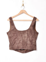 レースアップ ビスチェ