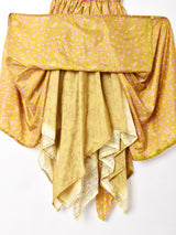 総柄 変形 ベアワンピース