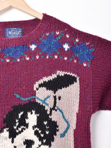 Woolrich アーガイル アニマルモチーフ セーター