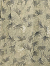 総柄 半袖シアーシャツ