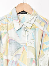 総柄 半袖シャツ
