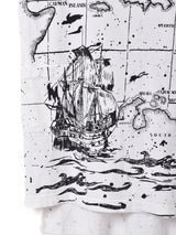 アメリカ製 マッププリント ビッグサイズTシャツ