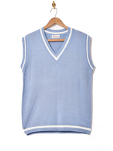 【4色展開】Trombones ライン ニットベスト