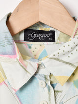 総柄 半袖シャツ