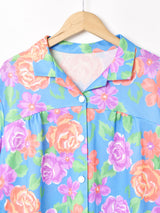 花柄 半袖シャツ