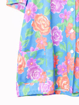 花柄 半袖シャツ