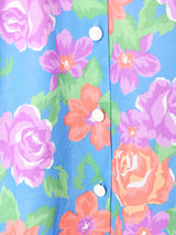 花柄 半袖シャツ