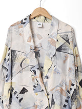 総柄 ダブルジャケット