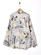 総柄 ダブルジャケット