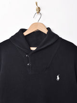 Ralph Lauren ショールカラー ワンポイント スウェットシャツ