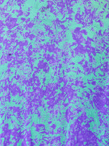 総柄 オープンカラー半袖リボンシャツ