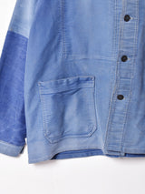 50's~   モールスキン パッチワーク ワークジャケット