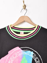 アメリカ製 ネオンカラー プリント スウェットシャツ