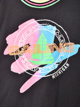 アメリカ製 ネオンカラー プリント スウェットシャツ