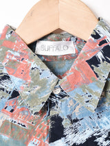 総柄 半袖シャツ