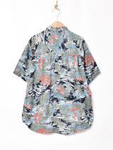総柄 半袖シャツ