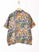 アメリカ製 総柄 半袖シャツ