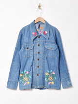 J.C. Penny 刺繍 デニムシャツ