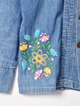 J.C. Penny 刺繍 デニムシャツ