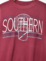 アメリカ製 JANSPORT SOUTHERN ILLINOIS UNIVERSITY プリント スウェットシャツ